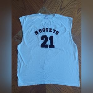 Fruit of the Loom Mens Nuggets Number 21 No-Sleeve T-Shirt